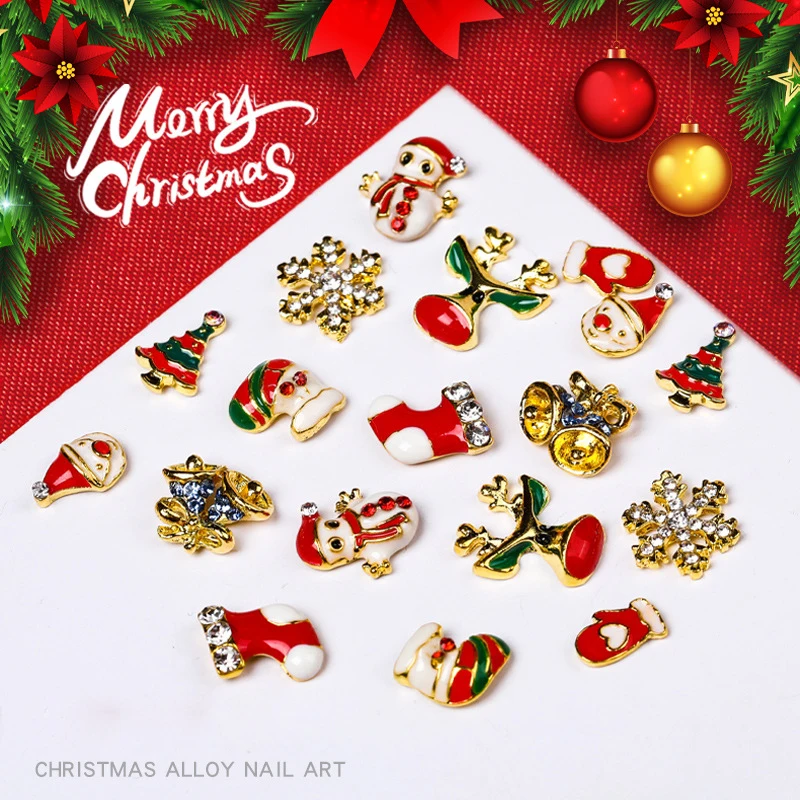 5pcs 3D Nail Ornaments Christmas Rhinestone Nail Art Decoration Charm Snow Flake Snowman Tree Sock Manicure Design Stickers
5pcs 3D Nail Ornaments Christmas Rhinestone Nail Art Decoration Charm Snow Flake Snowman Tree Sock Manicure Design Stickers
