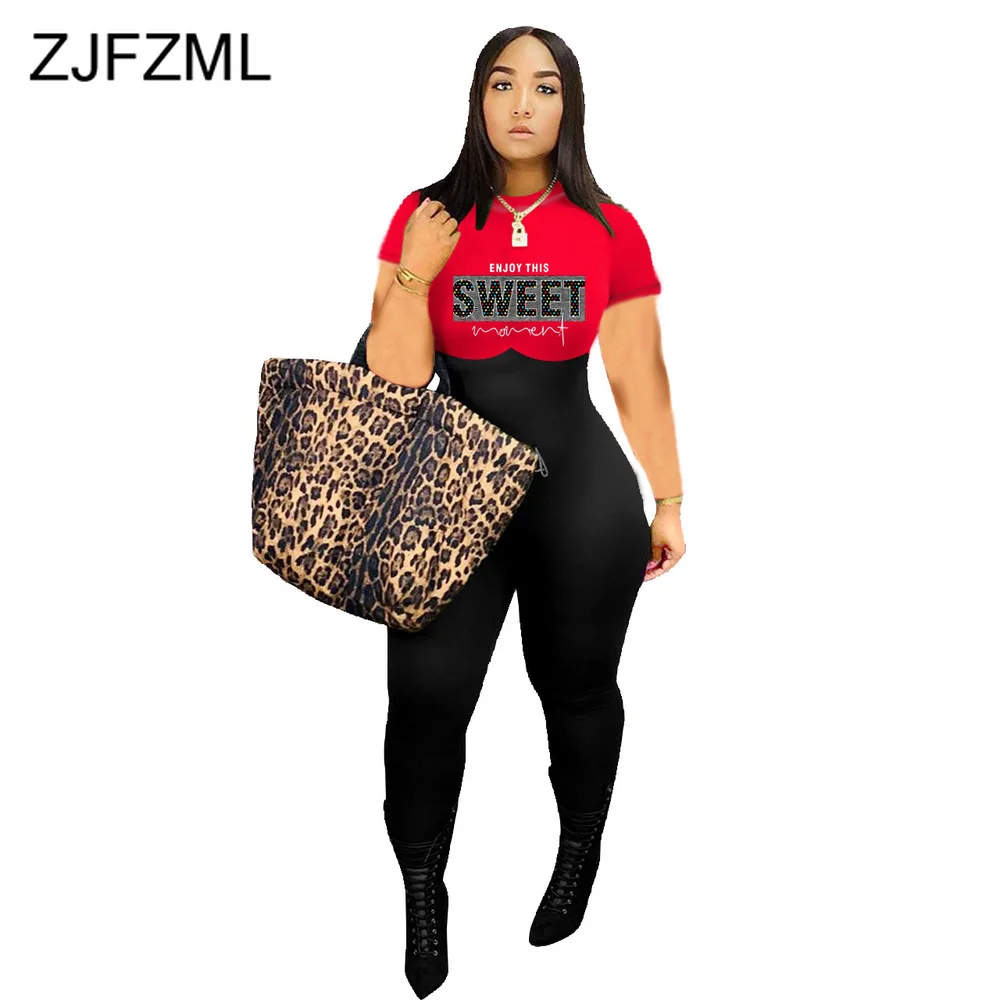 Letter Printed Bodycon Rompers Womens Jumpsuit Sexy Scoop Neck Short Sleeve One Piece Overall Hip Hop Color Block Skinny Outfits
Letter Printed Bodycon Rompers Womens Jumpsuit Sexy Scoop Neck Short Sleeve One Piece Overall Hip Hop Color Block Skinny Outfits