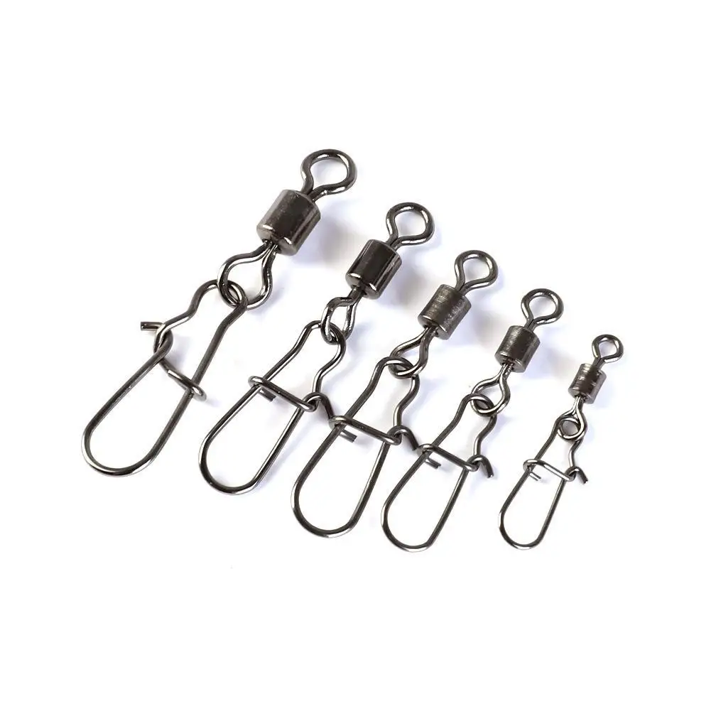 210 Pcs/set Rolling Swivel Fast-lock Snap Ball Bearing Fishing Connector Swivel Clasp Metal Carabiner Clip Swivel Clasp
210 Pcs/set Rolling Swivel Fast-lock Snap Ball Bearing Fishing Connector Swivel Clasp Metal Carabiner Clip Swivel Clasp