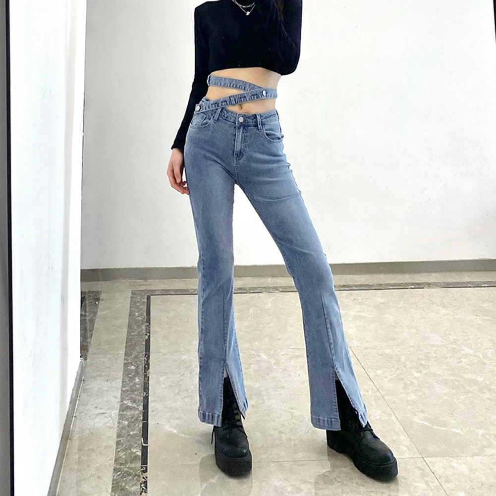 Casual Joggers Jeans Igh Waist Denim Pants Openwork High-waist Wide Leg Straight Removable Belt Bandage Loose Trousers
Casual Joggers Jeans Igh Waist Denim Pants Openwork High-waist Wide Leg Straight Removable Belt Bandage Loose Trousers