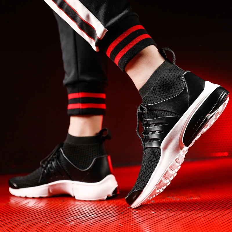 Shoes Casual Solid White Fashion Knitting Casual Shoes Men Spring 2020 Sneakers Lightweight Black Sapato Sneaker
Shoes Casual Solid White Fashion Knitting Casual Shoes Men Spring 2020 Sneakers Lightweight Black Sapato Sneaker
