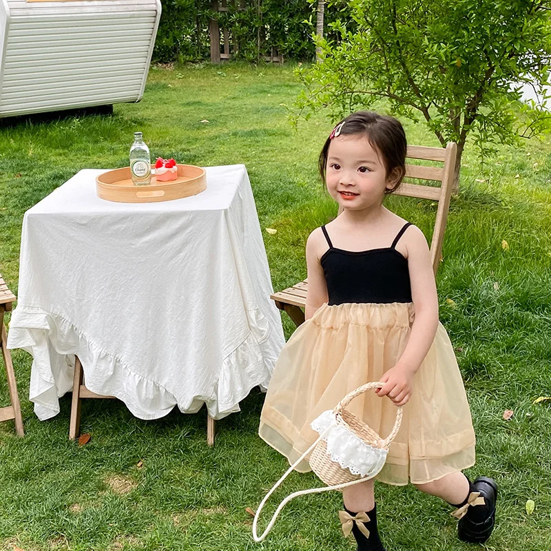 Summer Little Princess Mesh Sleeveless Party Dress Girls Fashion Patchwork Slip Princess Dresses
Summer Little Princess Mesh Sleeveless Party Dress Girls Fashion Patchwork Slip Princess Dresses