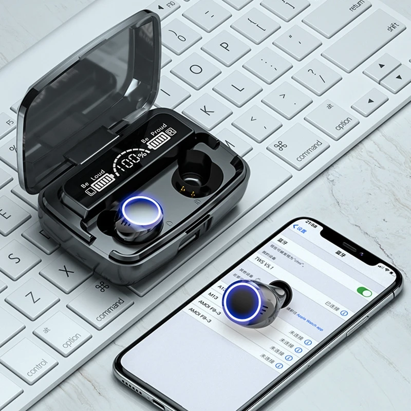 TWS Stereo Wireless Headphones Bluetooth Earphone Sport Waterproof Earphones Mini Earbuds Headsets Can Charge Phone for iphone
TWS Stereo Wireless Headphones Bluetooth Earphone Sport Waterproof Earphones Mini Earbuds Headsets Can Charge Phone for iphone