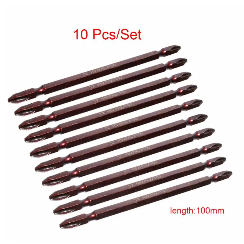 10pcs Double End PH2 Phillips Magnetic Electric Screwdriver Bit Hex Shank Cross 
10pcs Double End PH2 Phillips Magnetic Electric Screwdriver Bit Hex Shank Cross