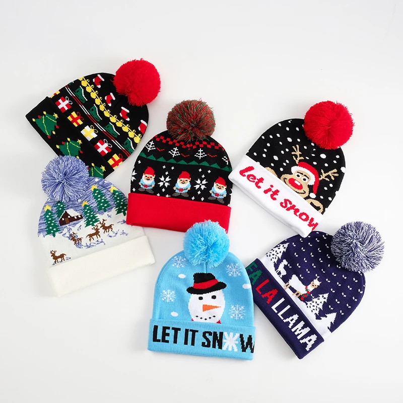 Winter Baby Woolen Ball Hat Soft Thick Warm Knitted Children's Cap Cute Cartoon Christmas Hat Beanie Bonnet Xmas Gift for Kids
Winter Baby Woolen Ball Hat Soft Thick Warm Knitted Children's Cap Cute Cartoon Christmas Hat Beanie Bonnet Xmas Gift for Kids