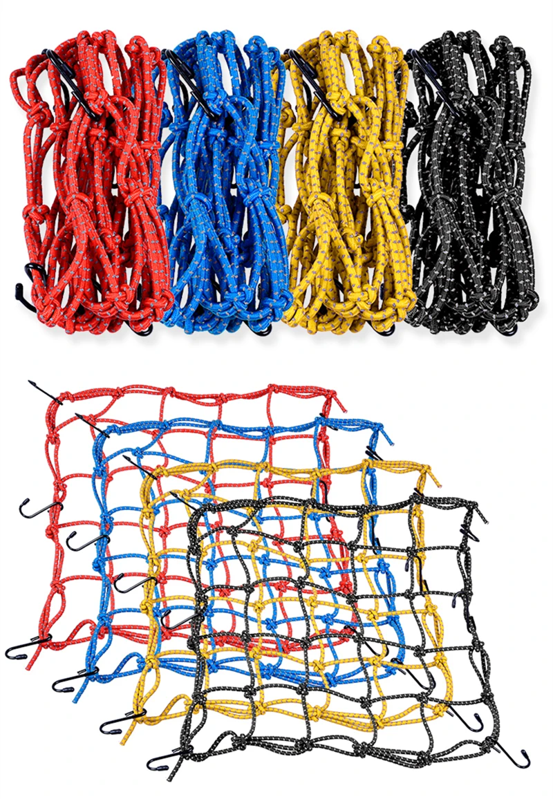 New Reflective Moto Helmet Mesh Net Motorcycle Luggage Net Protective Gears Luggage Hooks Motorcycle Accessories Organizer 
New Reflective Moto Helmet Mesh Net Motorcycle Luggage Net Protective Gears Luggage Hooks Motorcycle Accessories Organizer