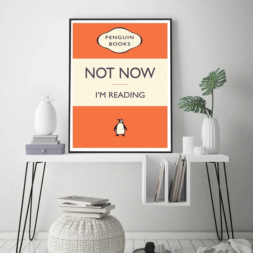 Book Lovers and Cute Penguin Canvas Painting Art Nordic Posters and Prints Wall Pictures for Living Room Decoration Frameless
Book Lovers and Cute Penguin Canvas Painting Art Nordic Posters and Prints Wall Pictures for Living Room Decoration Frameless