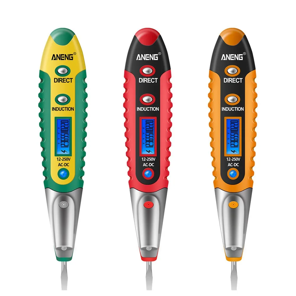 1PC Digital Test Pen Electric AC/DC Voltage Detector Pen Non-Contact LCD Display 12-250V For Electrician Test Meters Tools
1PC Digital Test Pen Electric AC/DC Voltage Detector Pen Non-Contact LCD Display 12-250V For Electrician Test Meters Tools