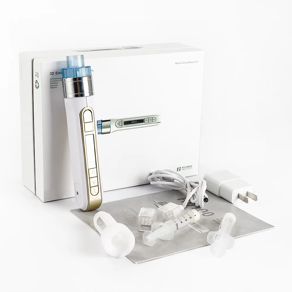 3D Smart Water Injection Pen Mesotherapy Meso Injector Gun Skin Rejuvenation Deep Hydrating Wrinkle Pouch Removal Beauty Device