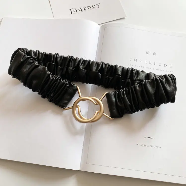 Black Belt women's fashion decorative dress with waist closed and simple 100 with sweater coat elastic elastic waist seal
Black Belt women's fashion decorative dress with waist closed and simple 100 with sweater coat elastic elastic waist seal