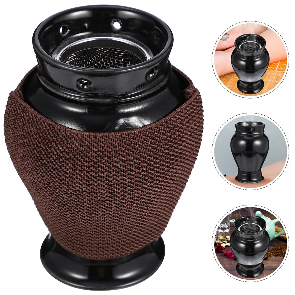 1pc Handheld Moxibustion Pot Manual Portable Moxa Pot Moxa Burner 
1pc Handheld Moxibustion Pot Manual Portable Moxa Pot Moxa Burner