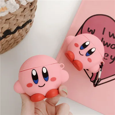 For AirPods Pro Case 3D Kirby Cute Soft Silicone Wireless Earphone Cases For Apple Airpods Case Protect Cover Funda keychain
For AirPods Pro Case 3D Kirby Cute Soft Silicone Wireless Earphone Cases For Apple Airpods Case Protect Cover Funda keychain