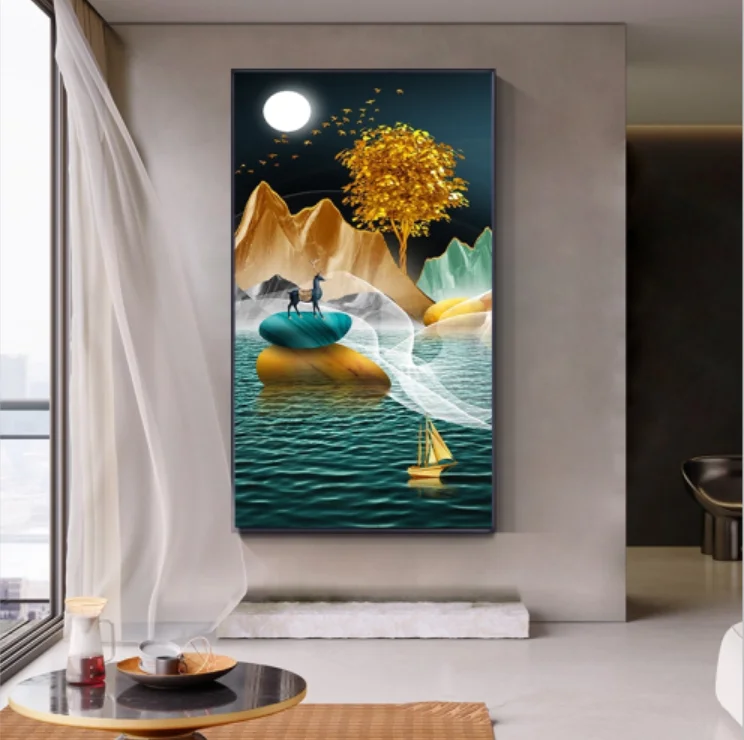 Modern Abstract Landscape Art Line Porch Mural Decoration Canvas Painting Wall Pictures for Living Room Home Decor (No Frame)
Modern Abstract Landscape Art Line Porch Mural Decoration Canvas Painting Wall Pictures for Living Room Home Decor (No Frame)