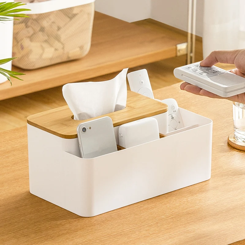 Home Kitchen Tissue Box Wooden Plastic Napkin Holders Multifunctional Tissue Tube Cosmetic Remote Control Storage Box
Home Kitchen Tissue Box Wooden Plastic Napkin Holders Multifunctional Tissue Tube Cosmetic Remote Control Storage Box