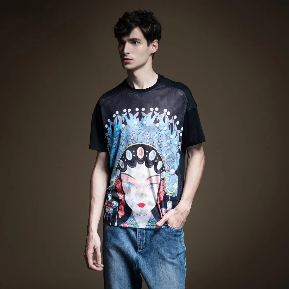 Pinli 2020 Summer New O-neck Assembling Material Chinese Style Printed Breathable Cool Casual Men Short Sleeve T-shirt B20261125
Pinli 2020 Summer New O-neck Assembling Material Chinese Style Printed Breathable Cool Casual Men Short Sleeve T-shirt B20261125