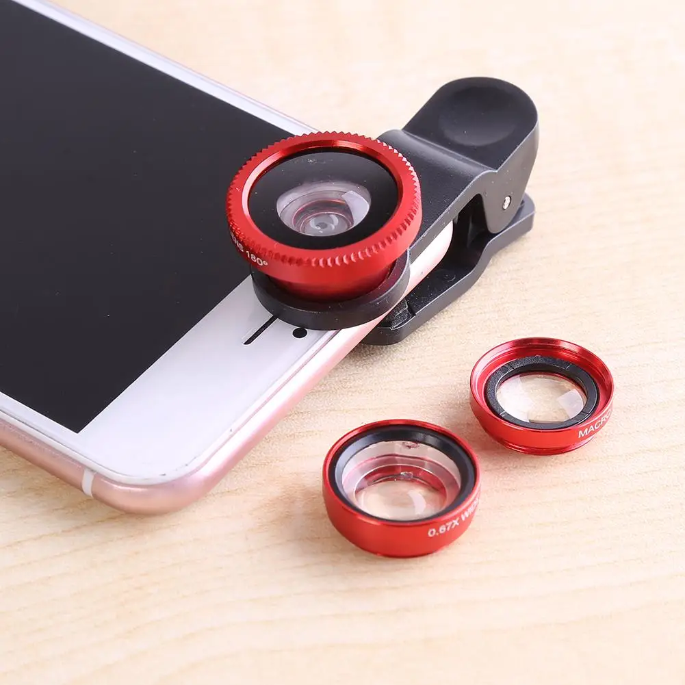 Fish Eye for IPhone Huawei Samsung Xiaomi Telefoon Phone Lens Fisheye +Wide Angle +Macro Camera Lenses Objetivo Movil Telelens
Fish Eye for IPhone Huawei Samsung Xiaomi Telefoon Phone Lens Fisheye +Wide Angle +Macro Camera Lenses Objetivo Movil Telelens