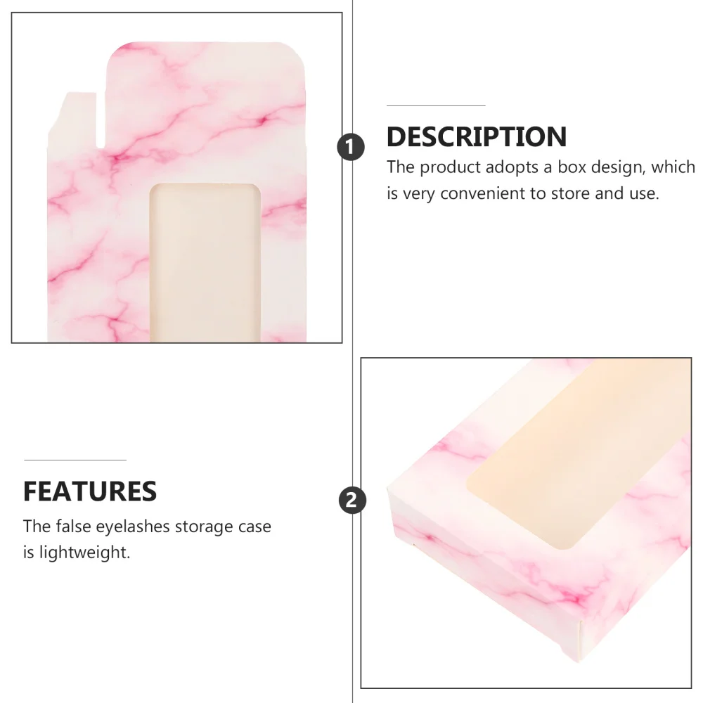 80Pcs Empty Eyelash Cases False Eyelash Packaging Box Paper Eyelash Storage Box
80Pcs Empty Eyelash Cases False Eyelash Packaging Box Paper Eyelash Storage Box