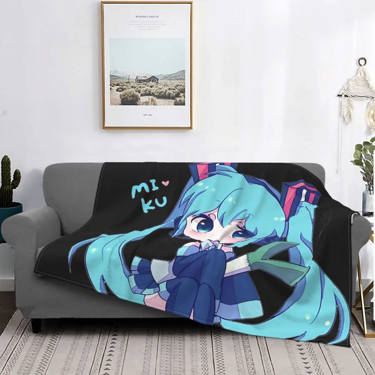 Singer Miku Blanket Bedspread Plaid Tortilla Blanket Knitted Plaid Single Bedspreads
Singer Miku Blanket Bedspread Plaid Tortilla Blanket Knitted Plaid Single Bedspreads