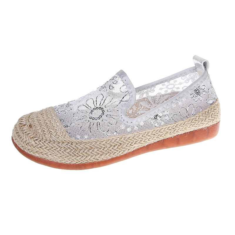 Embroidery Lady Shoes Women Breathable Lightweight Shose Women Summer Flat Women's Shoes Lace Mesh Shoes for Women
Embroidery Lady Shoes Women Breathable Lightweight Shose Women Summer Flat Women's Shoes Lace Mesh Shoes for Women