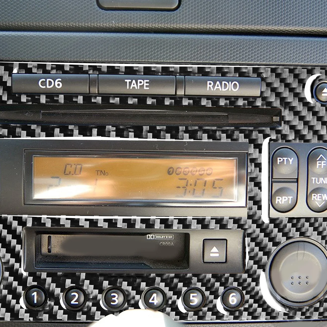 Carbon Fiber Sticker Car Interior Decoration Radio CD Player Panel Cover Trim For Nissan 350Z Car Styling Accessories 
Carbon Fiber Sticker Car Interior Decoration Radio CD Player Panel Cover Trim For Nissan 350Z Car Styling Accessories