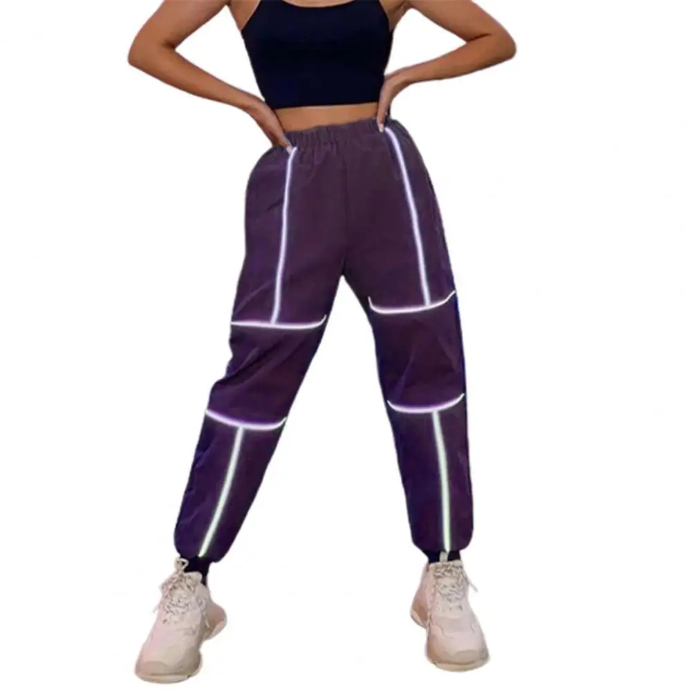 Gym Sport Long Straight Casual Pants Pants Reflective Stripes Loose Sweatpants Women Ankle Tied High Waist Trousers for Sports
Gym Sport Long Straight Casual Pants Pants Reflective Stripes Loose Sweatpants Women Ankle Tied High Waist Trousers for Sports