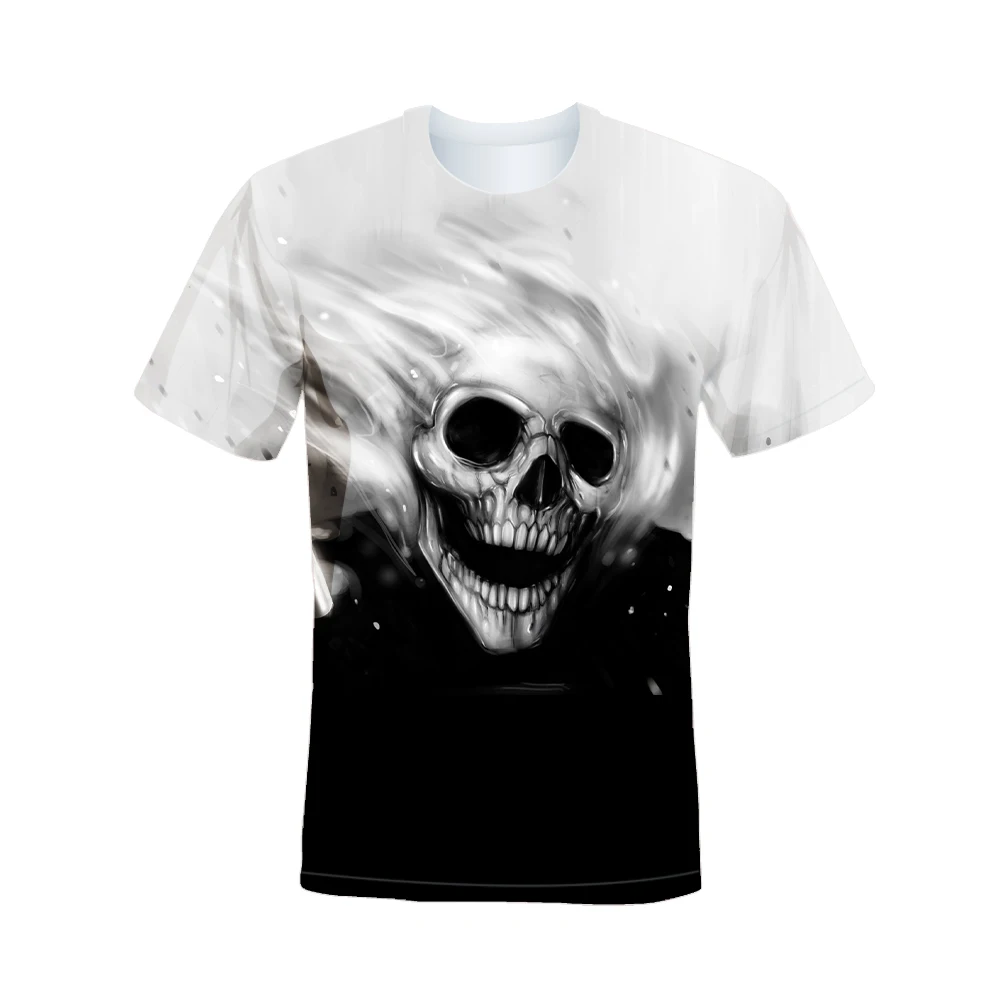 2021 Spring New 3D Printing T-shirt Skull Round Neck Short-Sleeved Shirt Men's Fashion Quick-Drying Clothes Unisex T shirt Mens
2021 Spring New 3D Printing T-shirt Skull Round Neck Short-Sleeved Shirt Men's Fashion Quick-Drying Clothes Unisex T shirt Mens