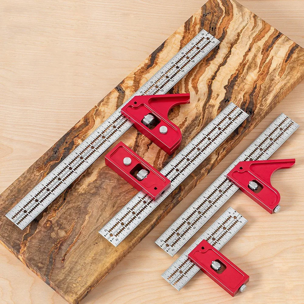1pc High Precision Woodworking Edge Corner Measuring Caliper Combination Angle Ruler Scalable Woodworking Tool
1pc High Precision Woodworking Edge Corner Measuring Caliper Combination Angle Ruler Scalable Woodworking Tool