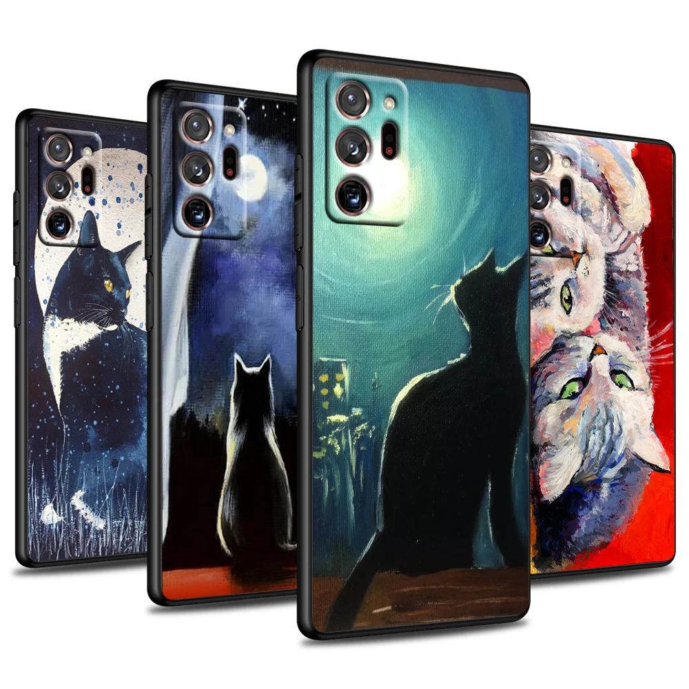Cartoon Skull and Cat For Samsung Galaxy Note 20 Ultra 10 Plus 5G M62 M60S M52 M42 M32 F52 Soft Black Phone Case
Cartoon Skull and Cat For Samsung Galaxy Note 20 Ultra 10 Plus 5G M62 M60S M52 M42 M32 F52 Soft Black Phone Case