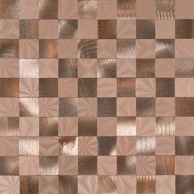 11 PCS Self Adhesive Seamiless Rose Gold Aluminium Metal Mosaic Stainless Steel Wall Tile SMJ052
11 PCS Self Adhesive Seamiless Rose Gold Aluminium Metal Mosaic Stainless Steel Wall Tile SMJ052