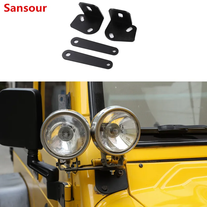 Sansour новейшие капоты держатель лампы Стенд монтажный металлический для Jeep Wrangler TJ