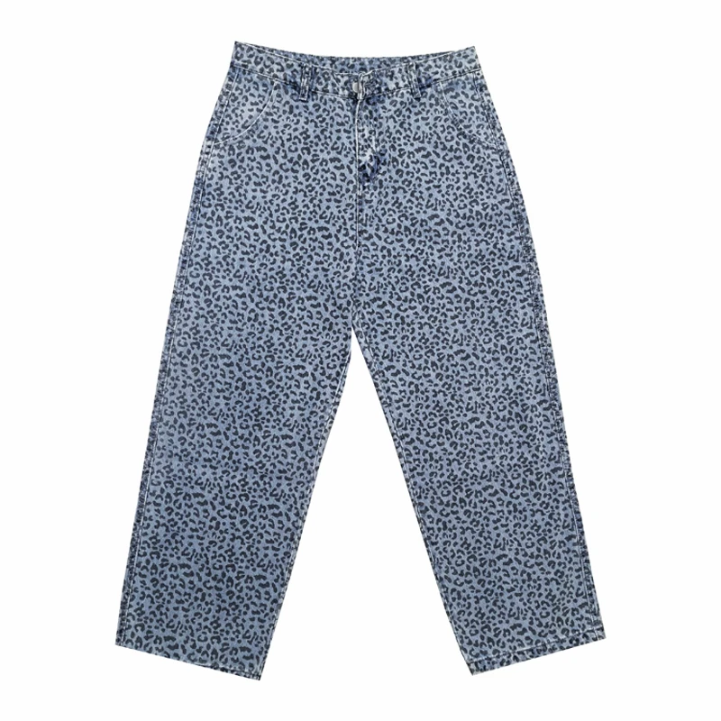Vintage Leopard Print Jeans Women Streetwear Trousers Female Loose High Waist Wide Leg Straight Cowboy Harajuku Man Pants Cotton
Vintage Leopard Print Jeans Women Streetwear Trousers Female Loose High Waist Wide Leg Straight Cowboy Harajuku Man Pants Cotton