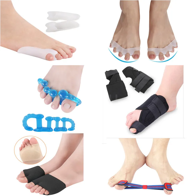 Silicone Toes Separator Valgus Bunion Corrector Orthotics Feet Bone Thumb Adjuster Hallux Valgus Toe Separator Corrector
Silicone Toes Separator Valgus Bunion Corrector Orthotics Feet Bone Thumb Adjuster Hallux Valgus Toe Separator Corrector