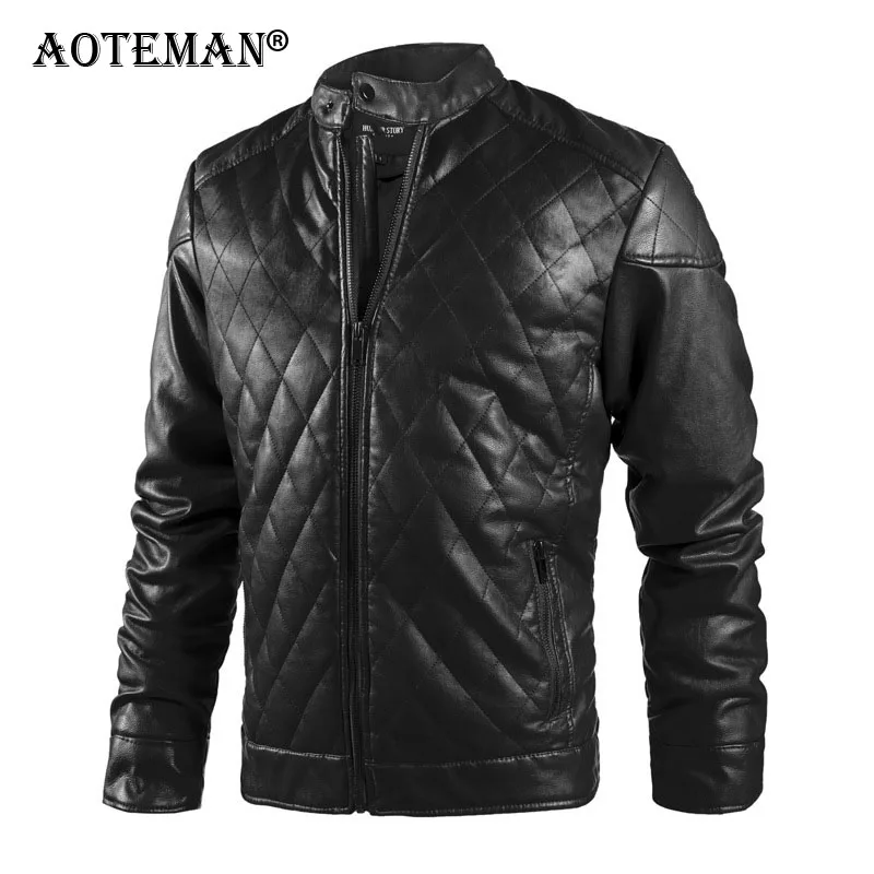 Men PU Jacket Faux Leather Coat Fleece Winter Outwear Plaid Jacket Fashion Men Clothing Autumn Male Warm Coat Windbreaker LM516
Men PU Jacket Faux Leather Coat Fleece Winter Outwear Plaid Jacket Fashion Men Clothing Autumn Male Warm Coat Windbreaker LM516
