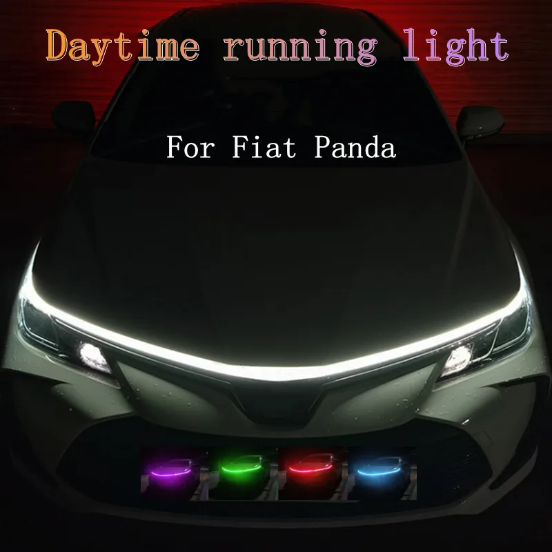 12V Car Hood LED Daytime Running Light Strip Waterproof DRL Flexible Decoration Lamp Atmosphere Light Universal For Fiat Panda
12V Car Hood LED Daytime Running Light Strip Waterproof DRL Flexible Decoration Lamp Atmosphere Light Universal For Fiat Panda