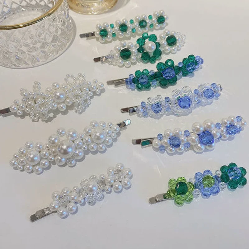 New Handmade Hair Clips Long Barrettes Hair Clips Women Girls Korean Fashion Hairpin Hair Accessories Gifts Pearl Flower hairpin
New Handmade Hair Clips Long Barrettes Hair Clips Women Girls Korean Fashion Hairpin Hair Accessories Gifts Pearl Flower hairpin