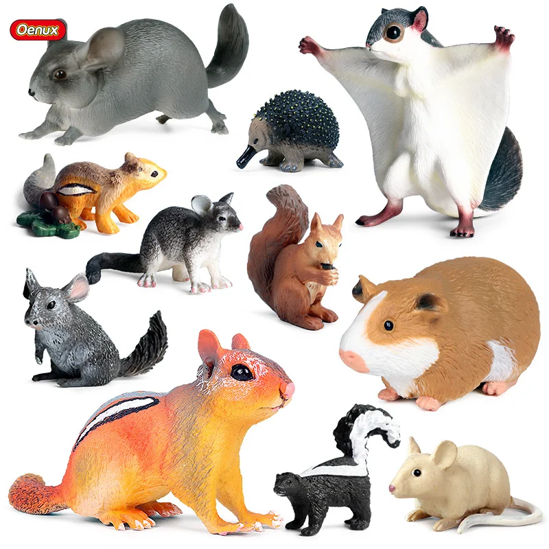 Oenux Animal Models Toys Simulation Wild Rodent Marmot Mouse Flying Squirrel Rat Chinchilla Action Figure Figurine Cute Kids Toy
Oenux Animal Models Toys Simulation Wild Rodent Marmot Mouse Flying Squirrel Rat Chinchilla Action Figure Figurine Cute Kids Toy