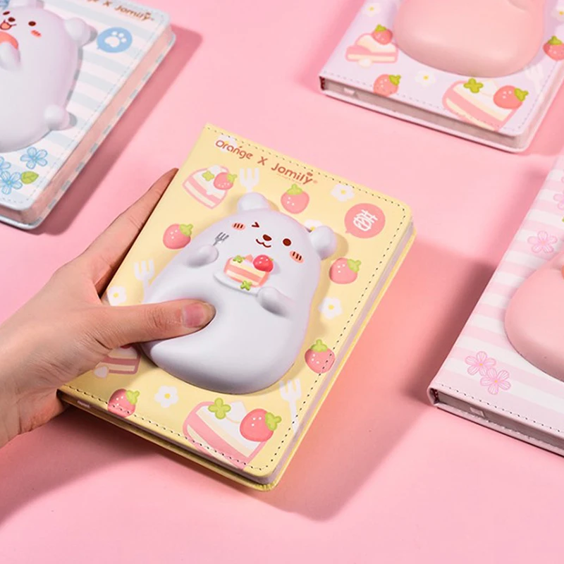 Bear Squeeze Toy Decompression Notebook Student Planner Color Pages Diary Reliev budget book Stress Notebook Student Gifts
Bear Squeeze Toy Decompression Notebook Student Planner Color Pages Diary Reliev budget book Stress Notebook Student Gifts