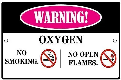 Oxygen No Smoking No Open Flames Flammable Retro Metal Tin Sign Bar Cafe Car Motorcycle Garage Decoration Supplies12 X 8 Inch
Oxygen No Smoking No Open Flames Flammable Retro Metal Tin Sign Bar Cafe Car Motorcycle Garage Decoration Supplies12 X 8 Inch