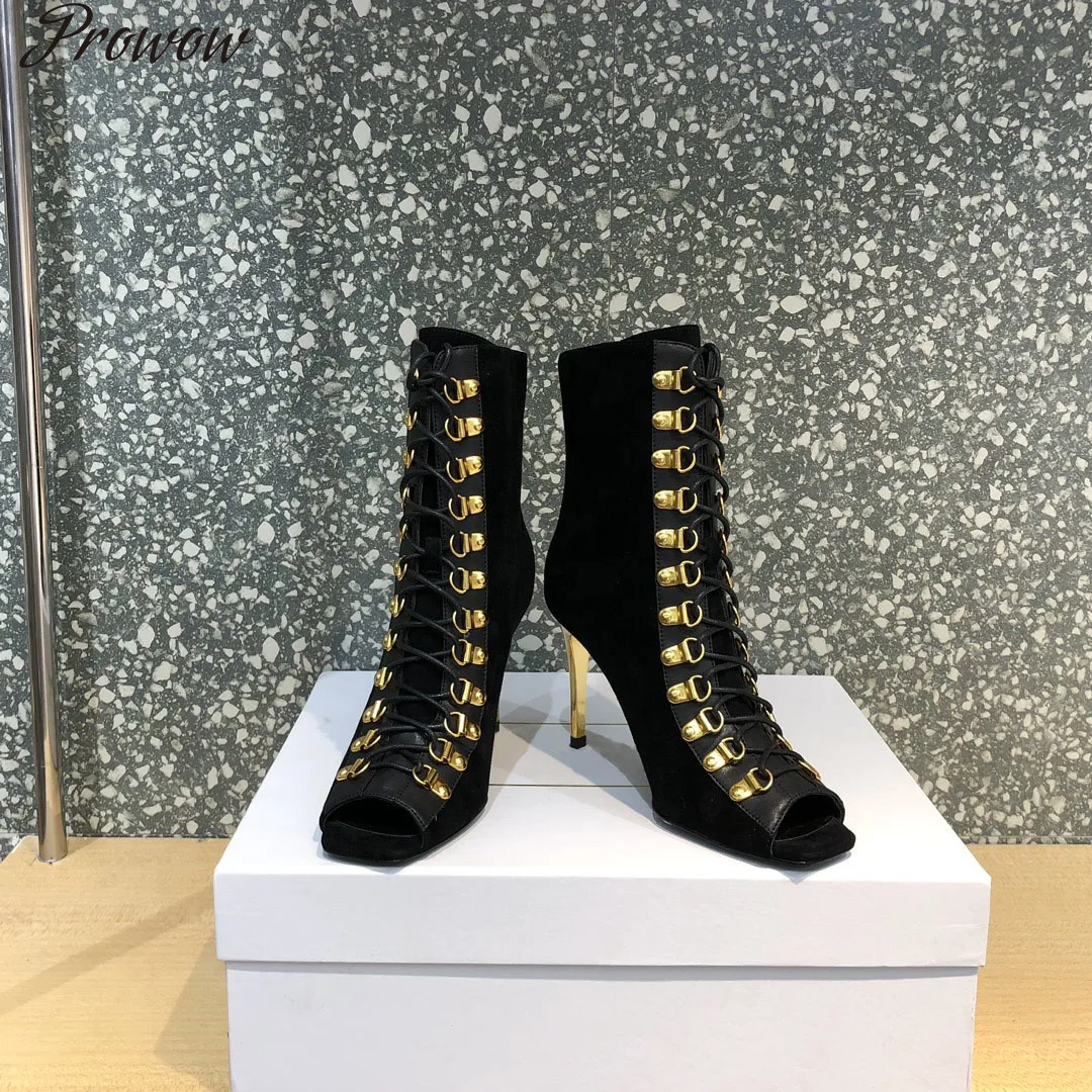 Prowow Sexy Peep Toe Women Boots 2021 New Women Shoes Suede High Heels Carabiner Decor Ankle Boots Fall Outdoor Boots For
Prowow Sexy Peep Toe Women Boots 2021 New Women Shoes Suede High Heels Carabiner Decor Ankle Boots Fall Outdoor Boots For