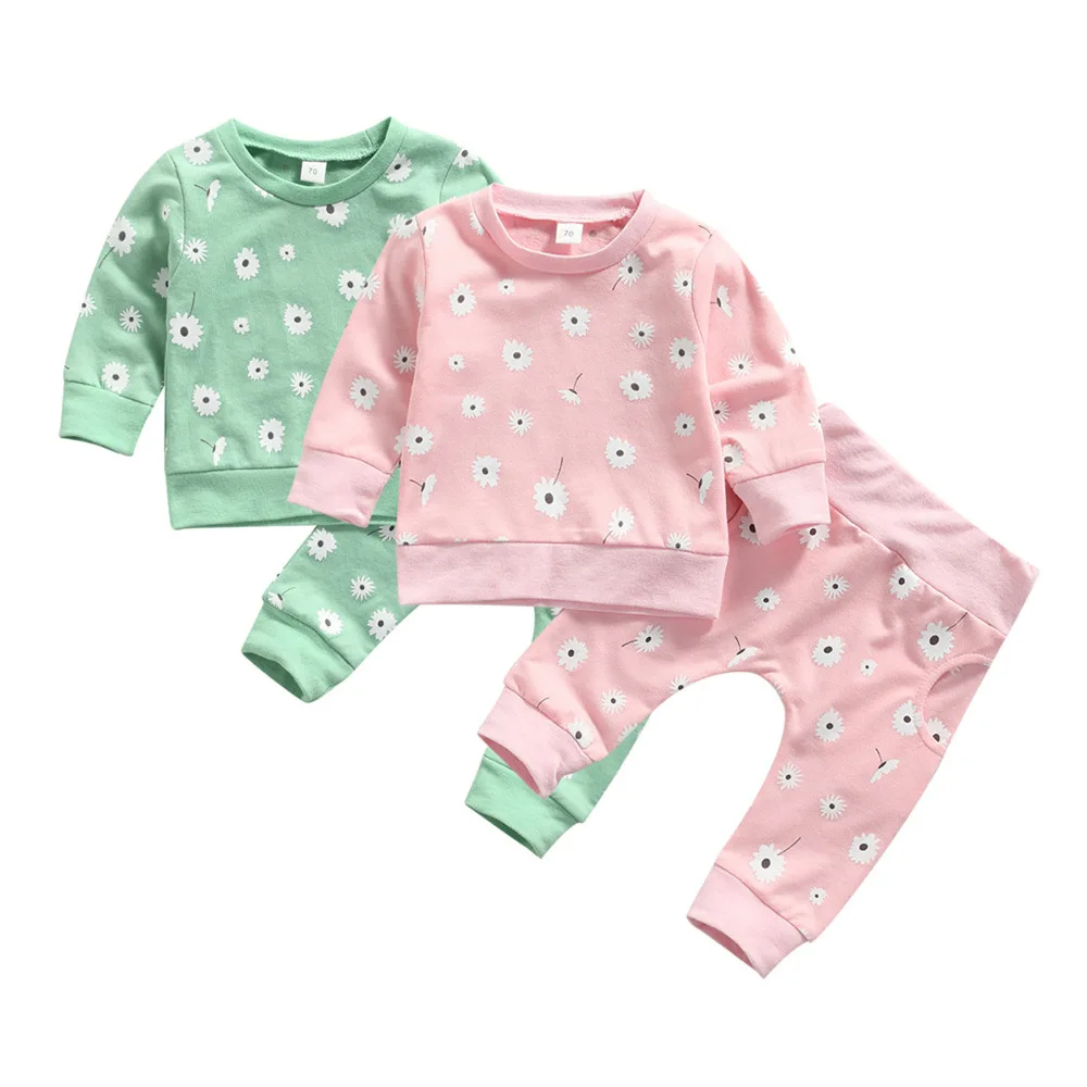 Infant Newborn Baby Girl Boy Clothes Unisex Baby Floral Outfit Long Sleeve Sweatshirt Top Pant Cotton Toddler Childrens Clothing
Infant Newborn Baby Girl Boy Clothes Unisex Baby Floral Outfit Long Sleeve Sweatshirt Top Pant Cotton Toddler Childrens Clothing
