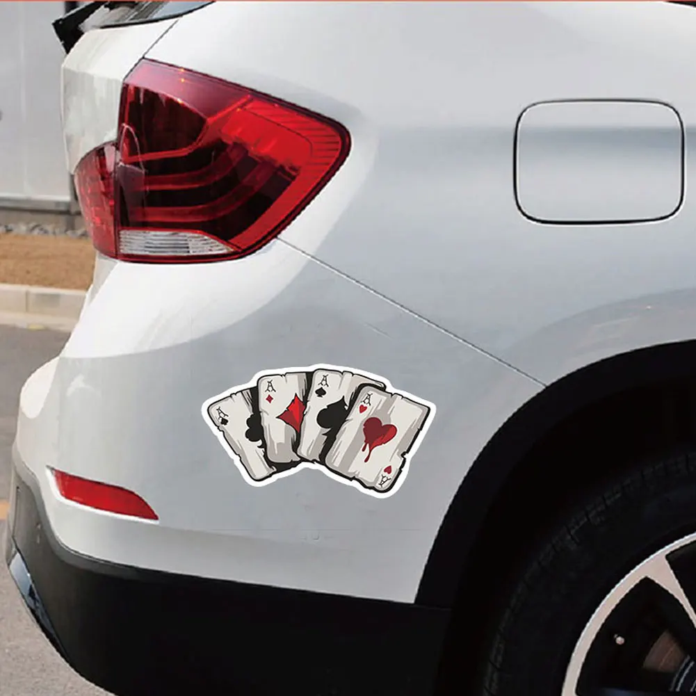 Автомобиль Грузовик Мода Забавный покерный узор украшение окна тела