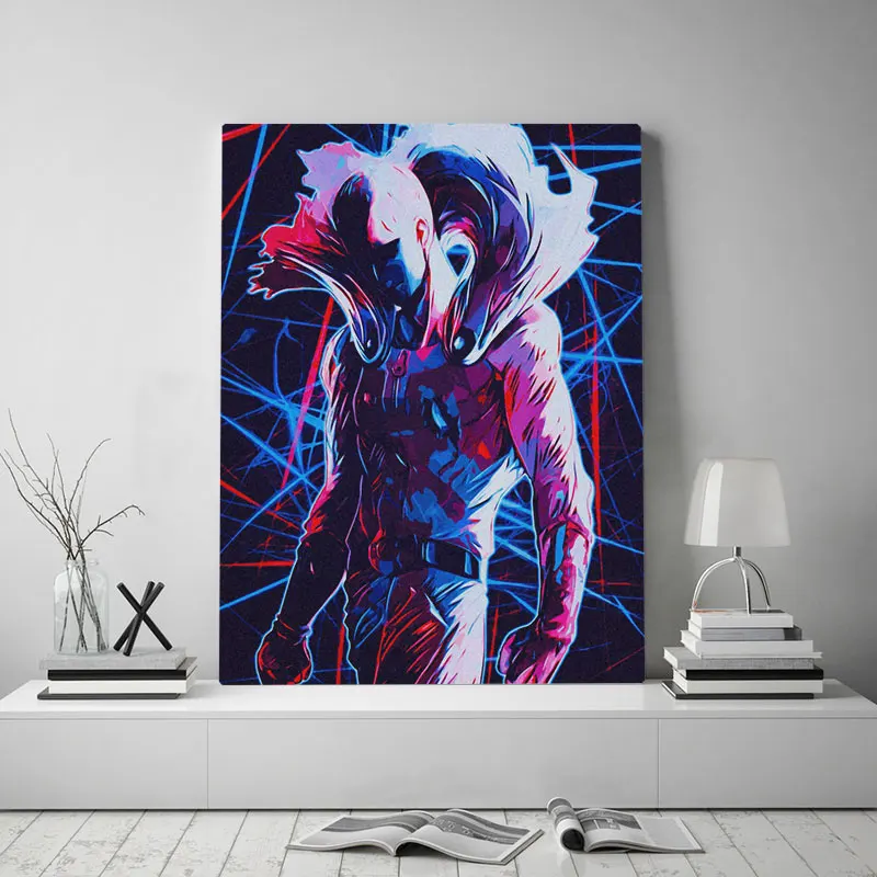 Anime OnePunchMan Saitama Poster Canvas Wall Art Decoration prints for living Kid Children room Home bedroom decor painting
Anime OnePunchMan Saitama Poster Canvas Wall Art Decoration prints for living Kid Children room Home bedroom decor painting
