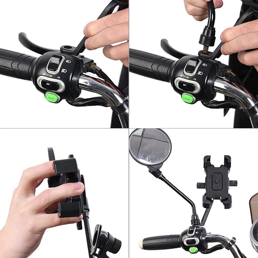 Motorcycle Bike Phone Holder Aluminum Alloy Anti-Slip Bracket Bike GPS Clip Universal For IPhone Xiaomi Samsung Car Accessories
Motorcycle Bike Phone Holder Aluminum Alloy Anti-Slip Bracket Bike GPS Clip Universal For IPhone Xiaomi Samsung Car Accessories