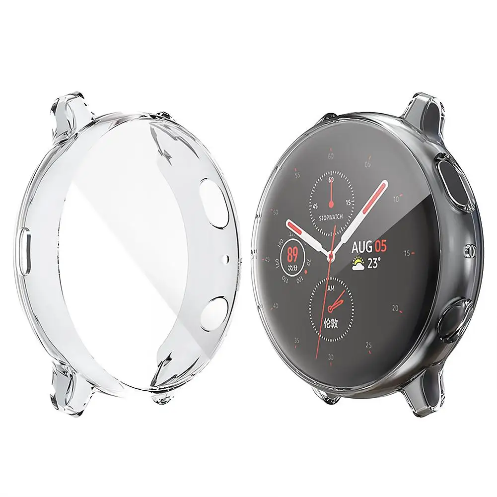 Soft Silicone Watch Screen Protective Cover for Samsung Galaxy Watch Active 2 Install and Remove Convenient Simple
Soft Silicone Watch Screen Protective Cover for Samsung Galaxy Watch Active 2 Install and Remove Convenient Simple