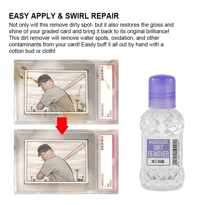 Card Cleaner Dirt Remover Multi-Purpose Cleaning Easy to Apply and Swirl to Repair 45ml Household Cleaning Chemicals All-Purpose
Card Cleaner Dirt Remover Multi-Purpose Cleaning Easy to Apply and Swirl to Repair 45ml Household Cleaning Chemicals All-Purpose