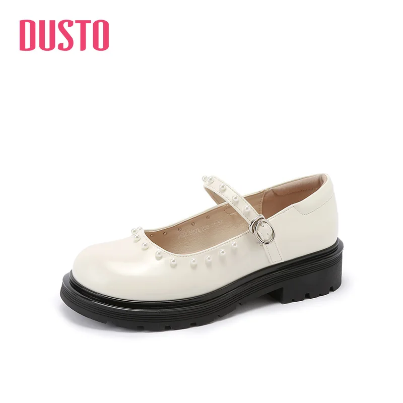 Dusto 2022 new spring Japanese round head thick heel one-line buckle small shoes 2022 women's shoes 
Dusto 2022 new spring Japanese round head thick heel one-line buckle small shoes 2022 women's shoes