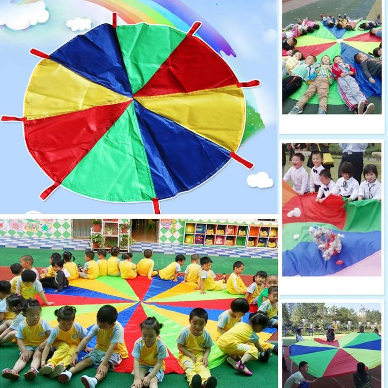 Outing Interactive Toy Kids Rainbow Umbrella Outdoor Sports Kindergarten Toys Parent-Child Activities Pull Parachute
Outing Interactive Toy Kids Rainbow Umbrella Outdoor Sports Kindergarten Toys Parent-Child Activities Pull Parachute