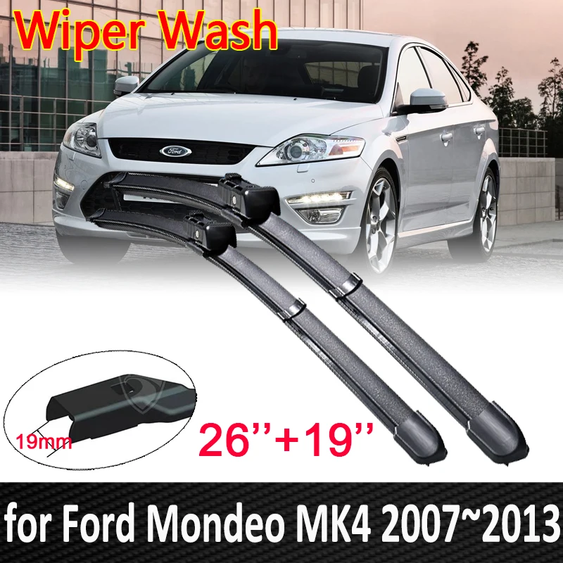 Car Wiper Blades for Ford Mondeo MK4 2007~2013 Front Window Windshield Windscreen Wipers Car Accessories 2008 2009 2010 2011
Car Wiper Blades for Ford Mondeo MK4 2007~2013 Front Window Windshield Windscreen Wipers Car Accessories 2008 2009 2010 2011