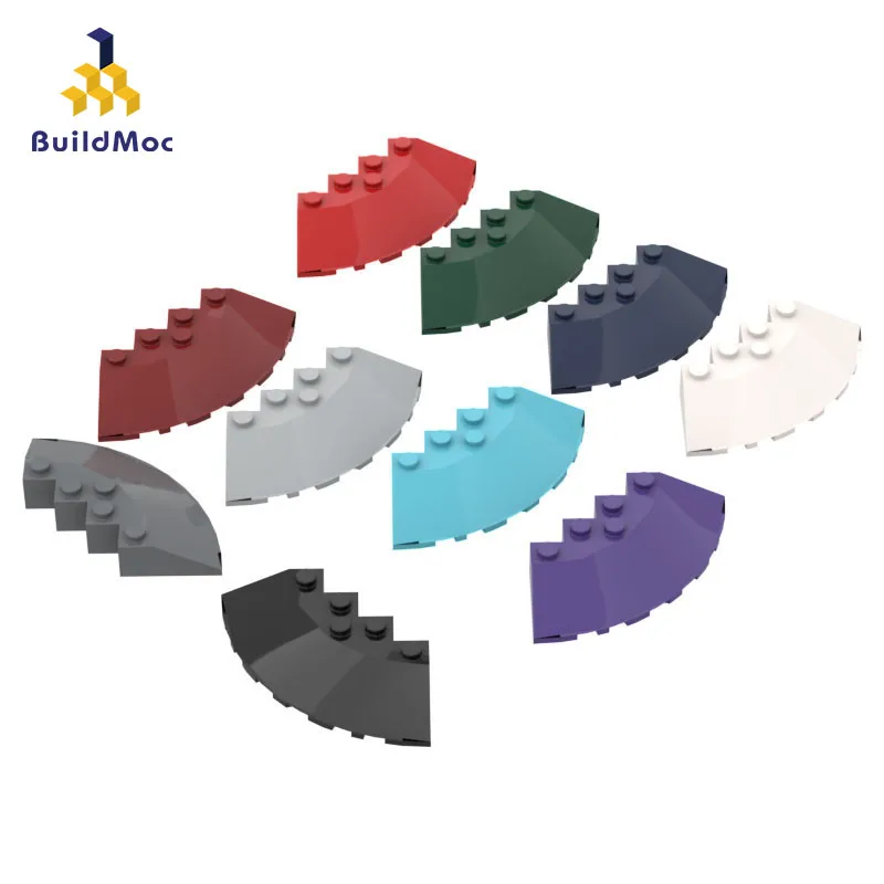 Buildmoc Bricks 95188 corner round 6x6 bevel 33 degree 95188 Building Block Part DIY Construction Educational Creative gift Toy 
Buildmoc Bricks 95188 corner round 6x6 bevel 33 degree 95188 Building Block Part DIY Construction Educational Creative gift Toy