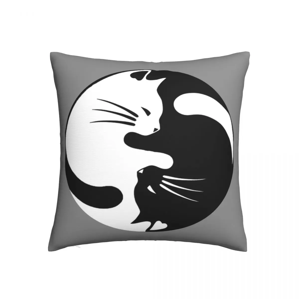Yin Yang Pillow Case Ying yang cat Bed Zipper Pillowcase Spring Colored Polyester Cover
Yin Yang Pillow Case Ying yang cat Bed Zipper Pillowcase Spring Colored Polyester Cover